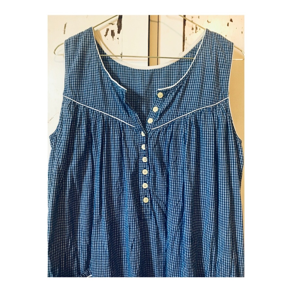 🌿VTG Checkered House Dress